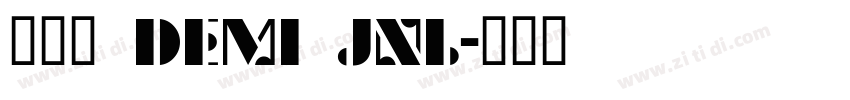 触控笔 Demi JNL字体转换